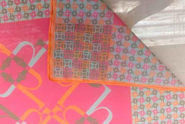 tela chifon estampada